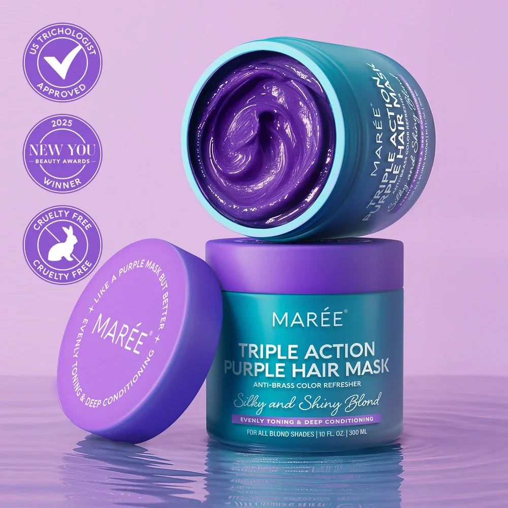Purple Brilliance For Blonde Hair