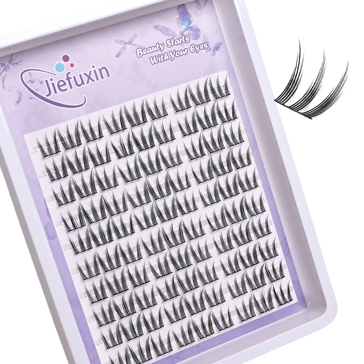 DIY Lashes Extension Kit | Cute Cat Paw False Eyelashes for Enlarged Eyes